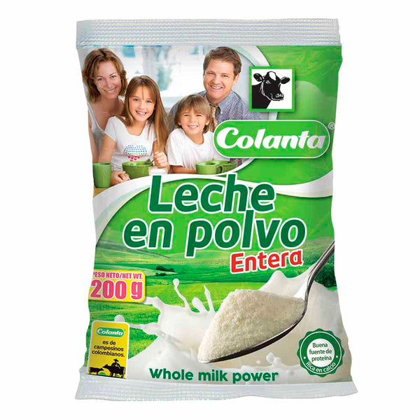 LECHE POLVO COLANTA 200G ENTERA